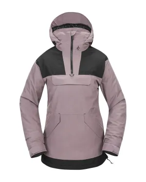 Volcom Women's Fern Ins Gore Pullover Dusty Lavender Smp 2025