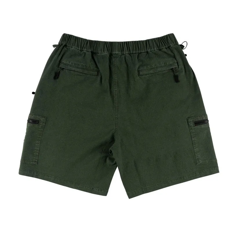 Welcome Summit Enzyme Washed Ripstop Cargo Short - Ivy