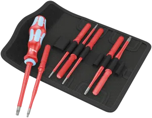 Wera Kraftform Kompakt VDE Stainless 8 extra slim 1, 8 pieces, 05059040001