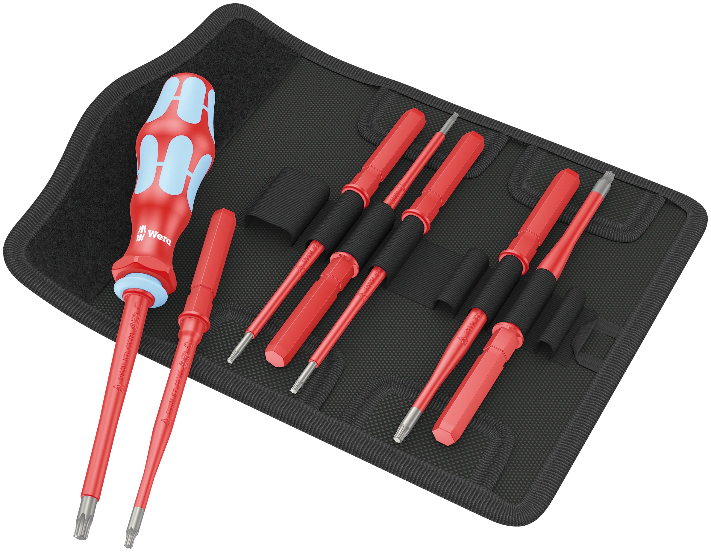 Wera Kraftform Kompakt VDE Stainless 8 extra slim 1, 8 pieces, 05059040001