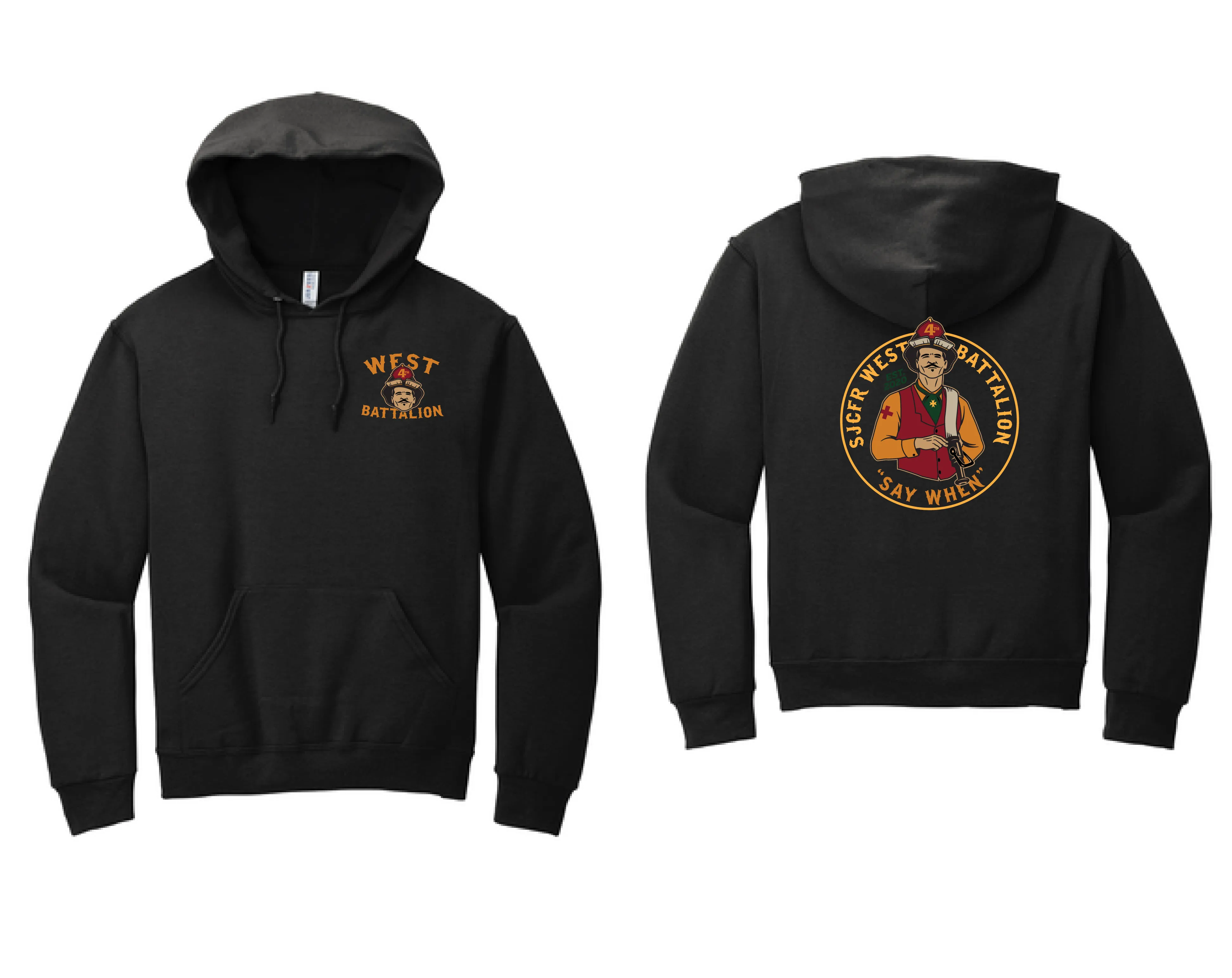 WEST BATTALION PULLOVER HOODIE