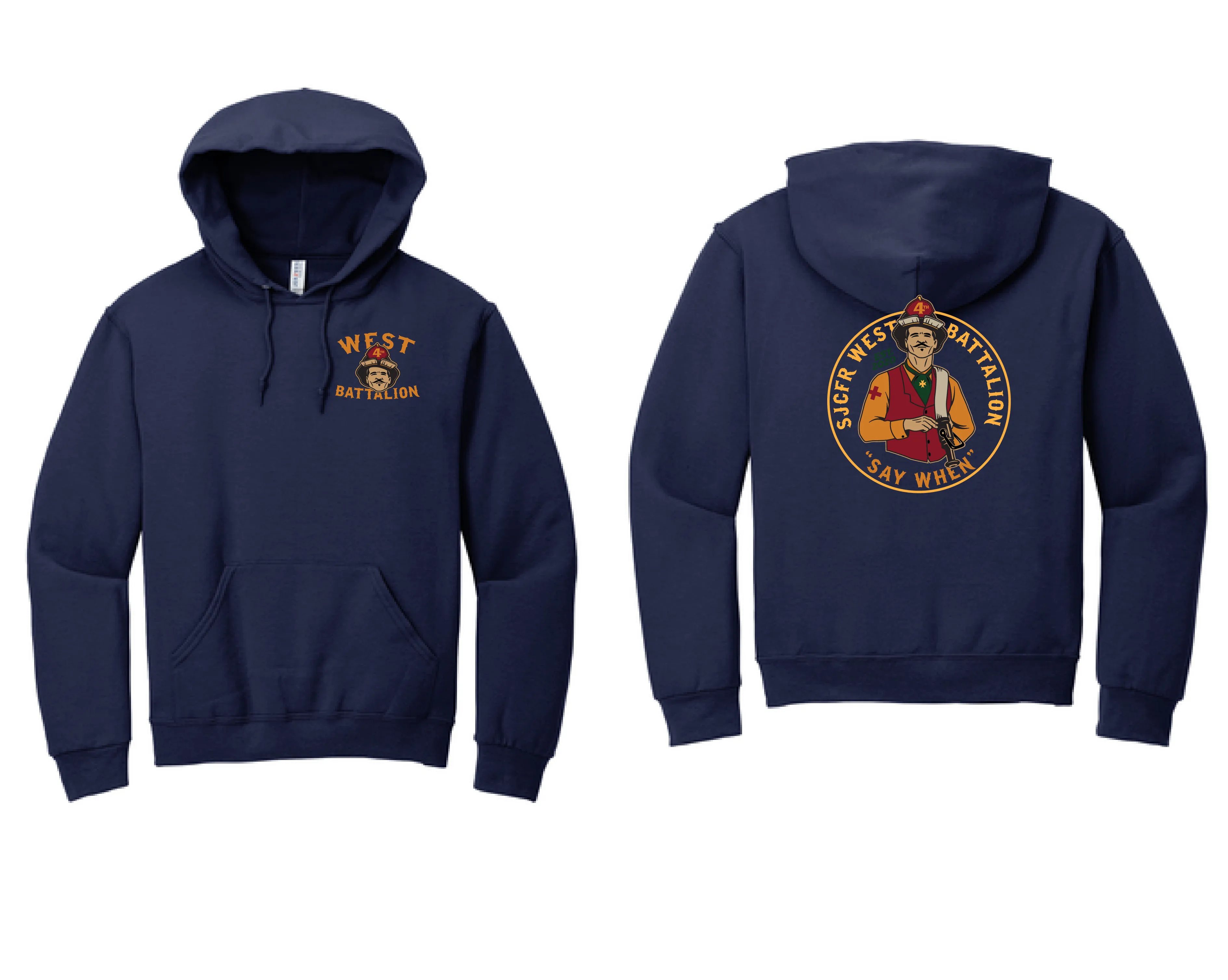 WEST BATTALION PULLOVER HOODIE