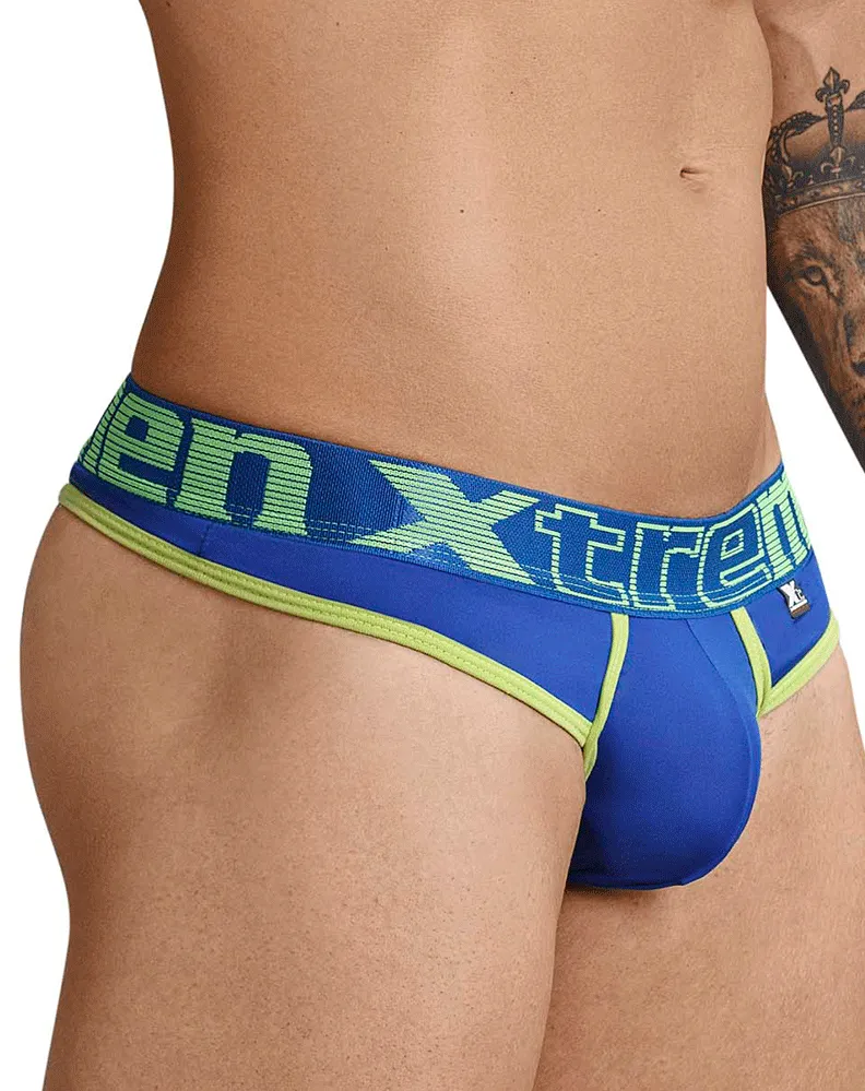 Xtremen 91031-3 3pk Piping Thongs Green-white-blue