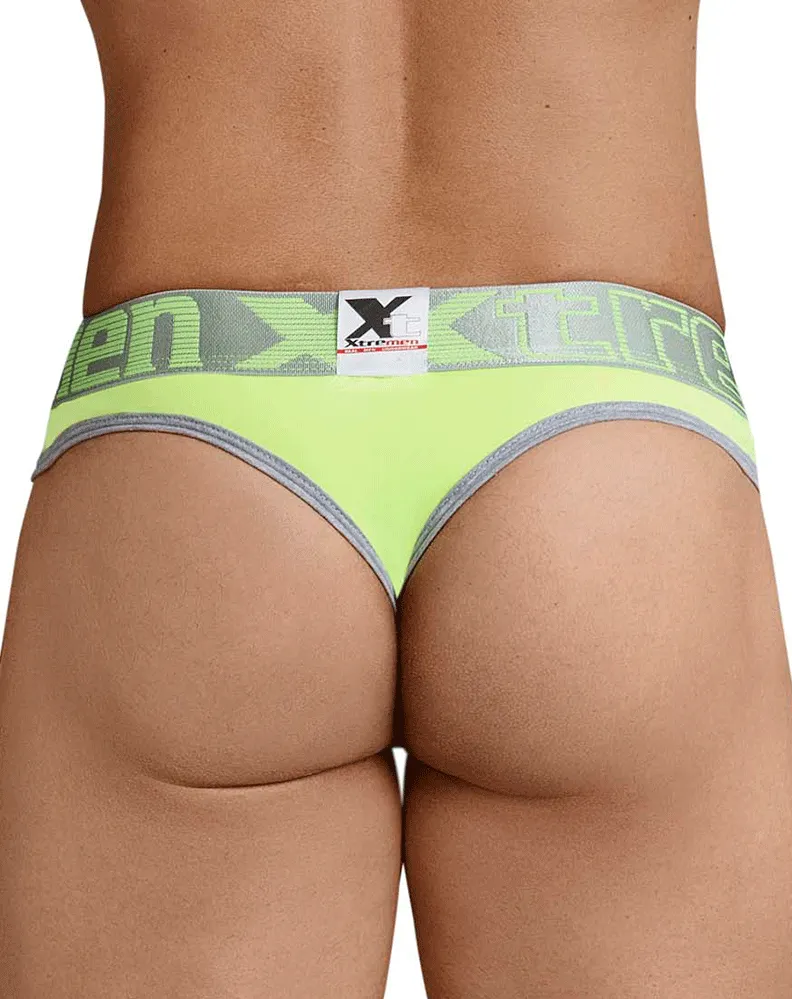 Xtremen 91031-3 3pk Piping Thongs Green-white-blue