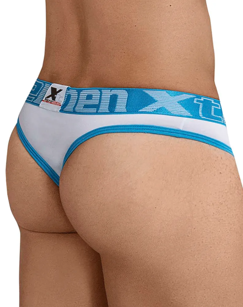 Xtremen 91031-3 3pk Piping Thongs Green-white-blue